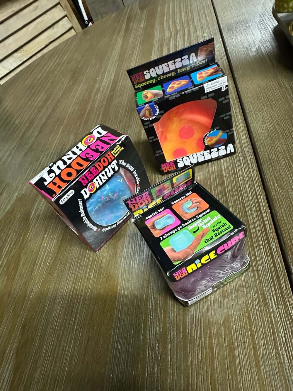 Schylling NeeDoh Sensory Toys Bundle Lot of 3